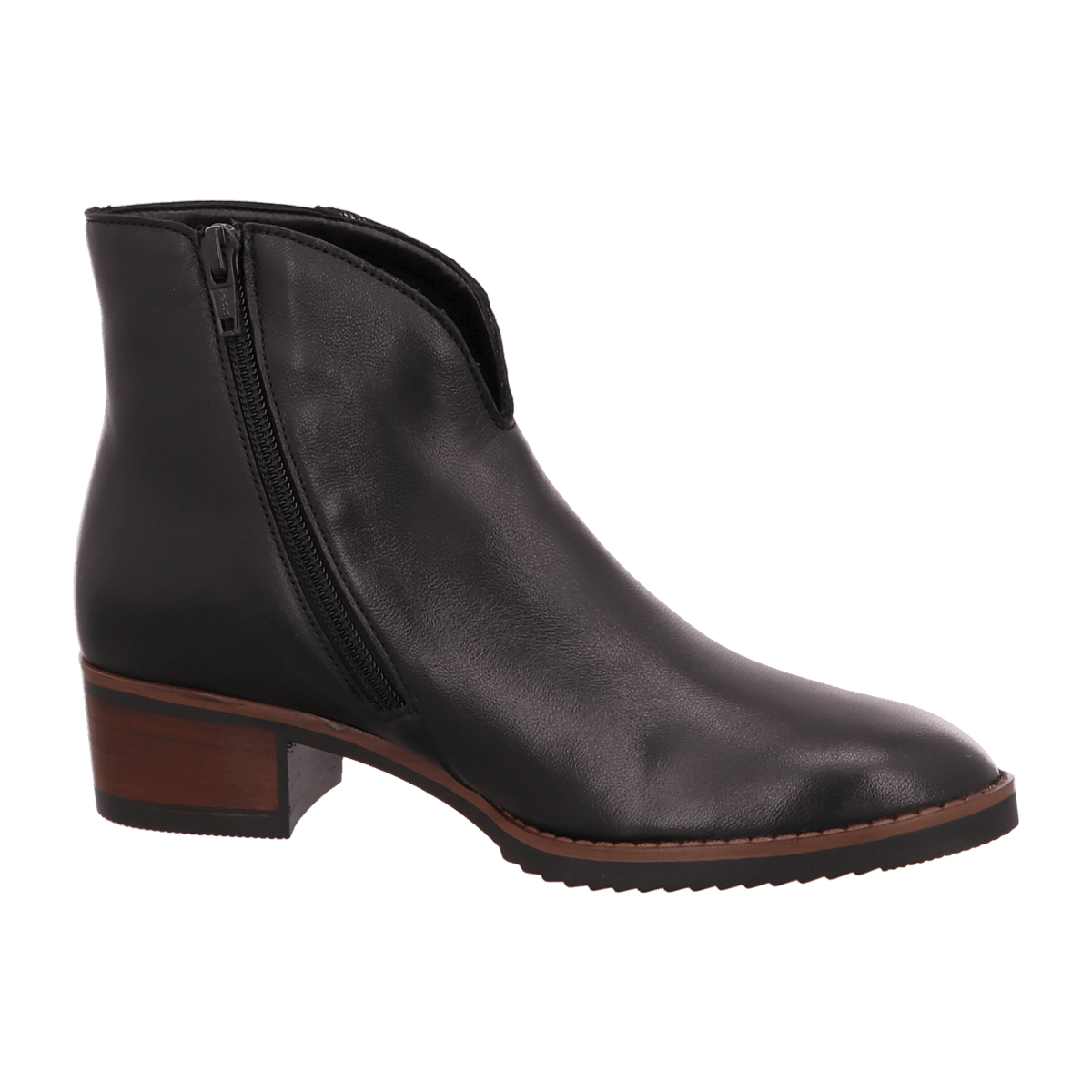Gabor Classic Women's Ankle Boots Black Leather Comfort