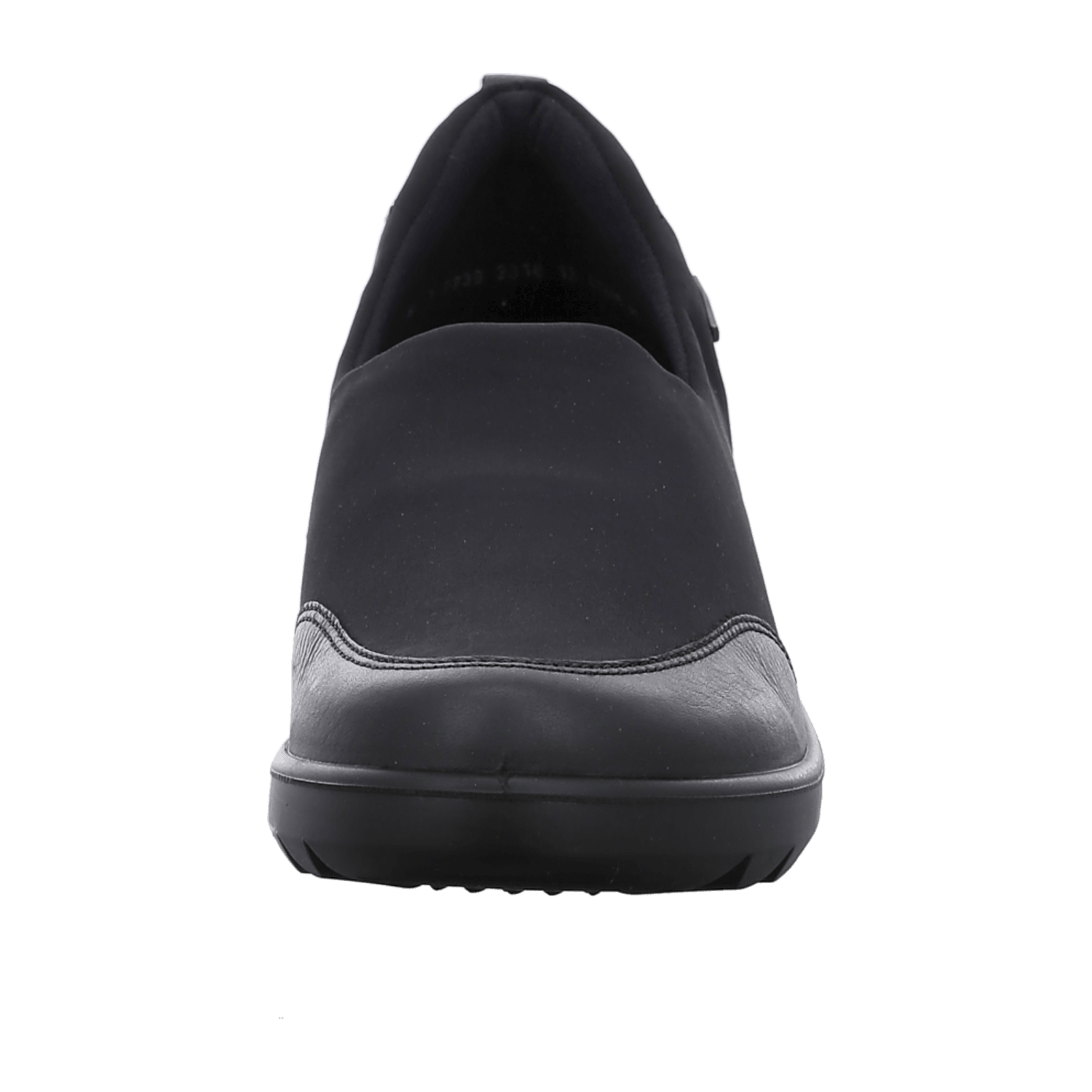 ARA Women's Toronto Leather Slip-On Loafers in Black with Removable Insole