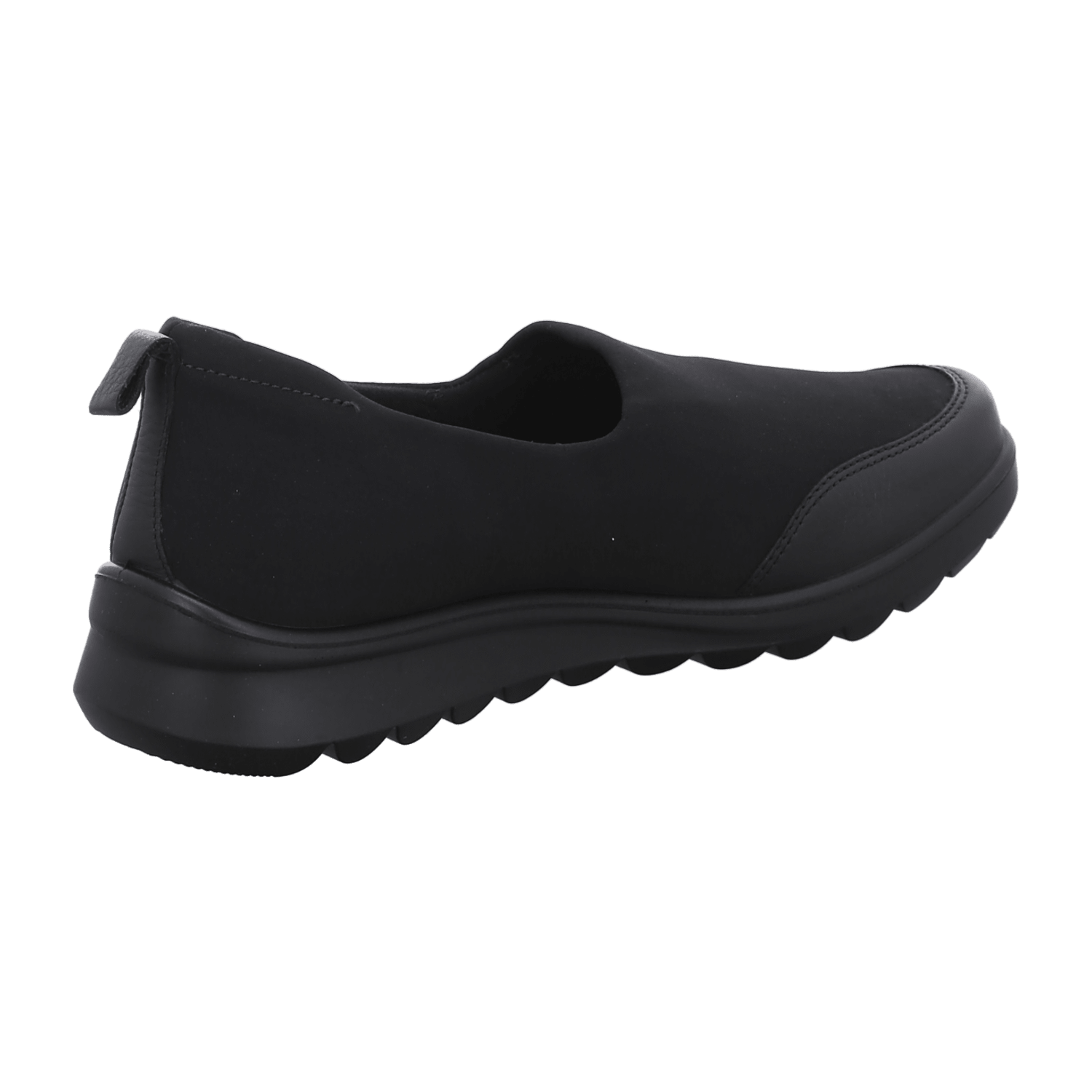 ARA Women's Toronto Leather Slip-On Loafers in Black with Removable Insole