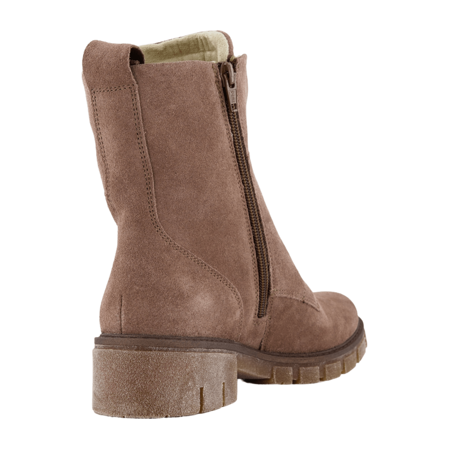 Ara DOVER Women's Green Suede Boots with Zipper and Round Toe