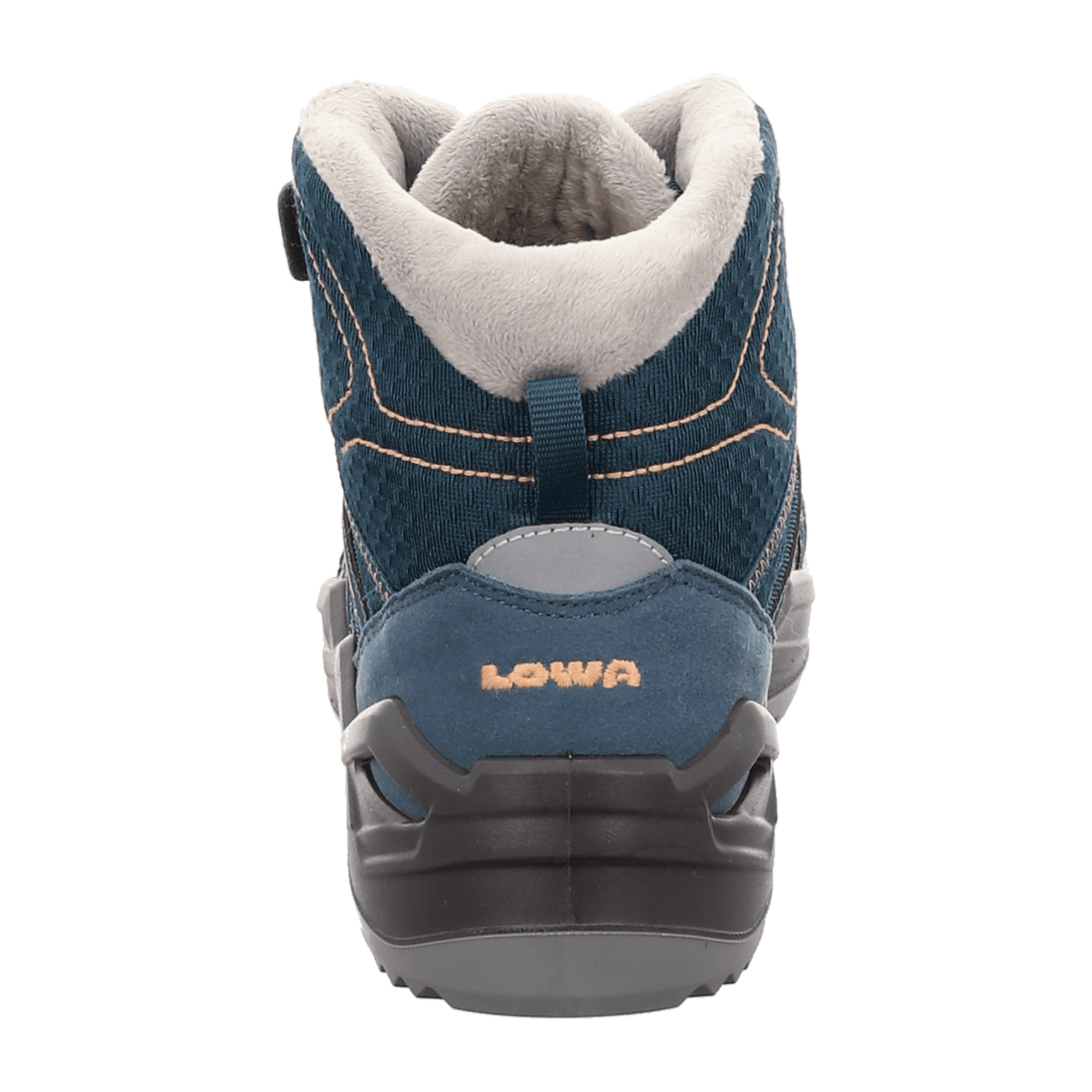LOWA Maddox Warm GTX Mid JR Kids Boots Petrol Rose Waterproof