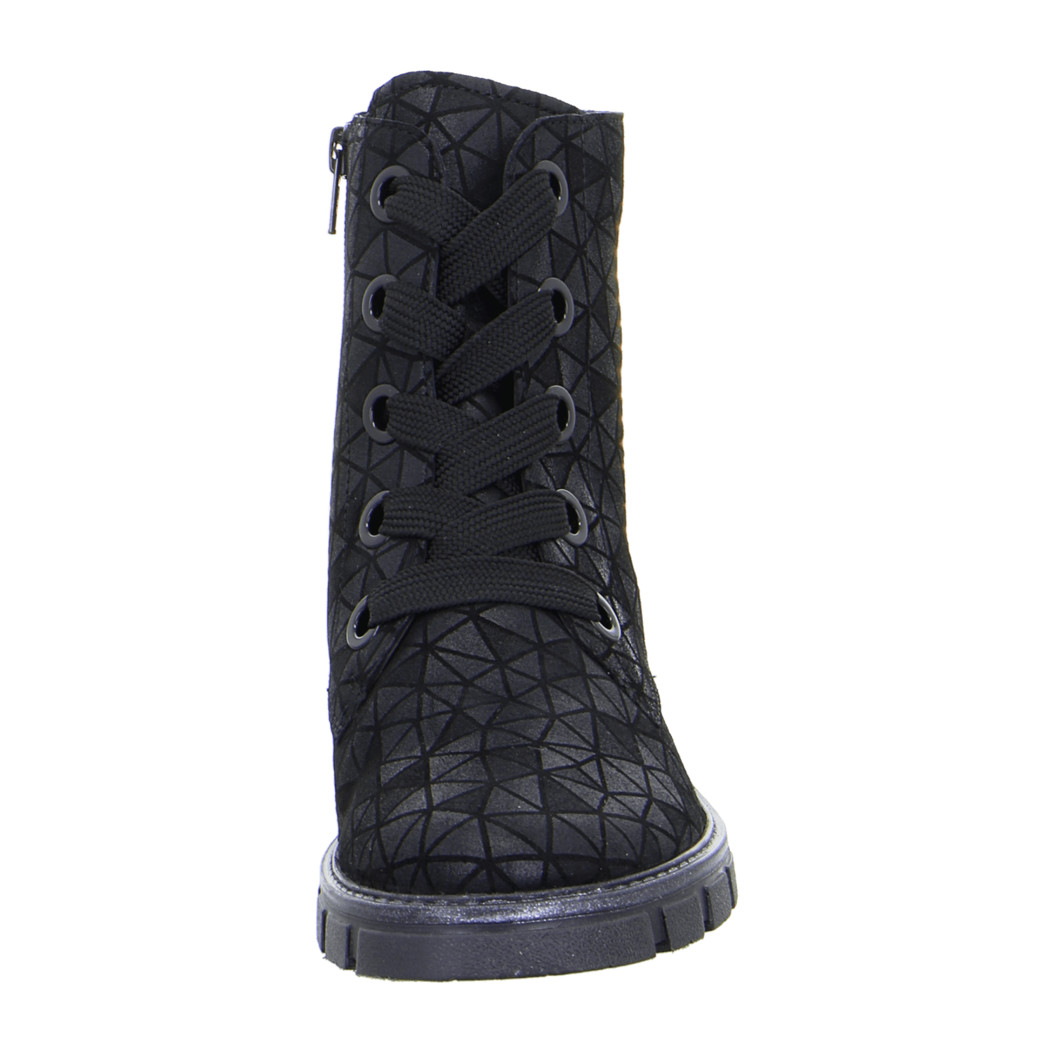 ARA DOVER Women's Velvet Leather Ankle Boots with Zipper Classic Black