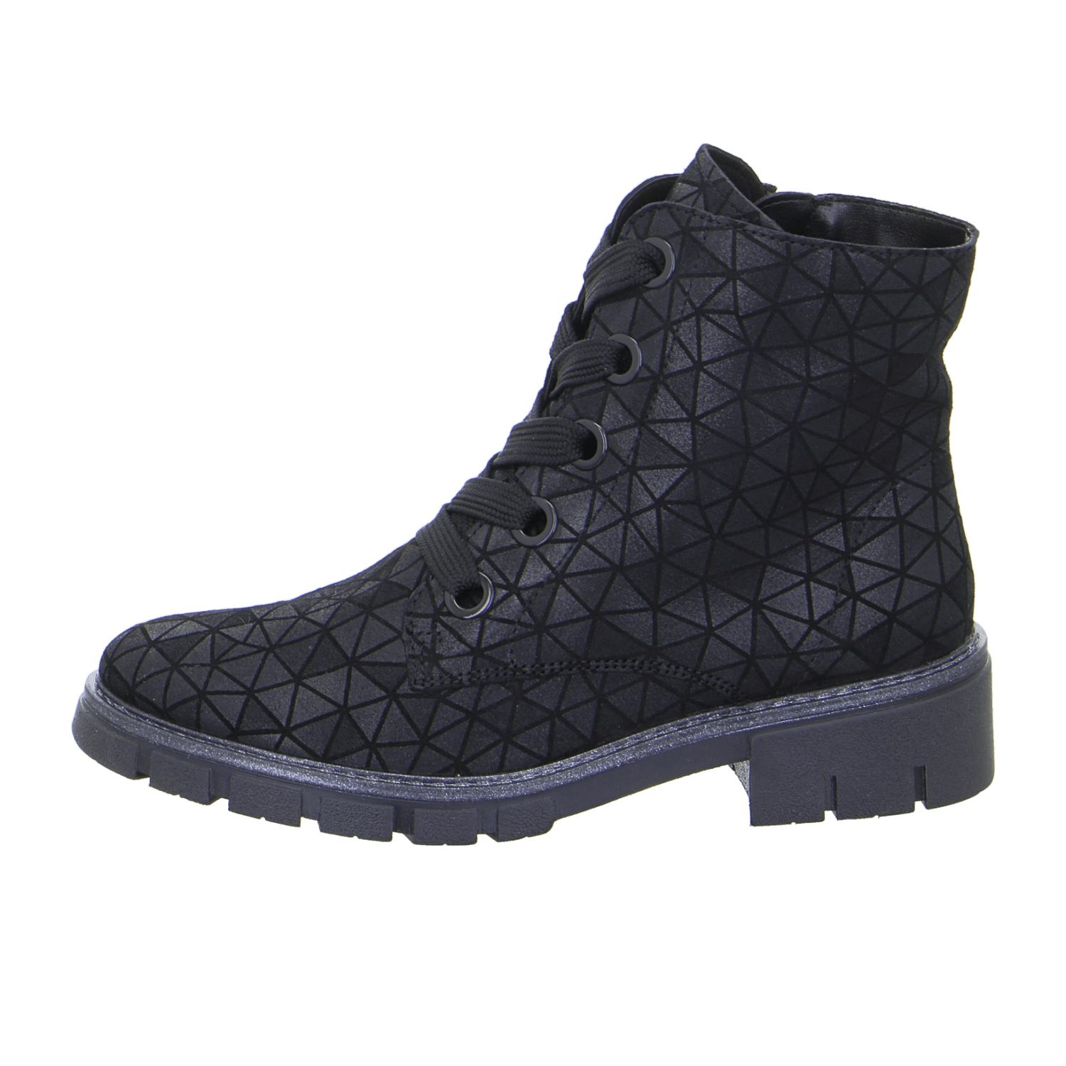 ARA DOVER Women's Velvet Leather Ankle Boots with Zipper Classic Black