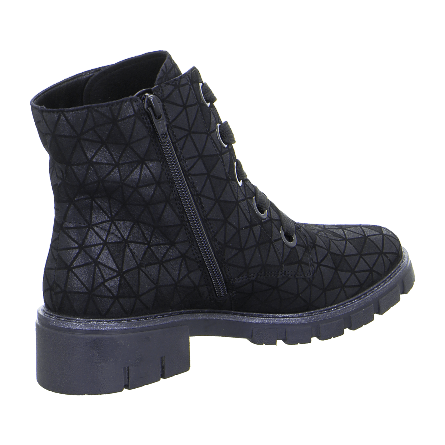 ARA DOVER Women's Velvet Leather Ankle Boots with Zipper Classic Black