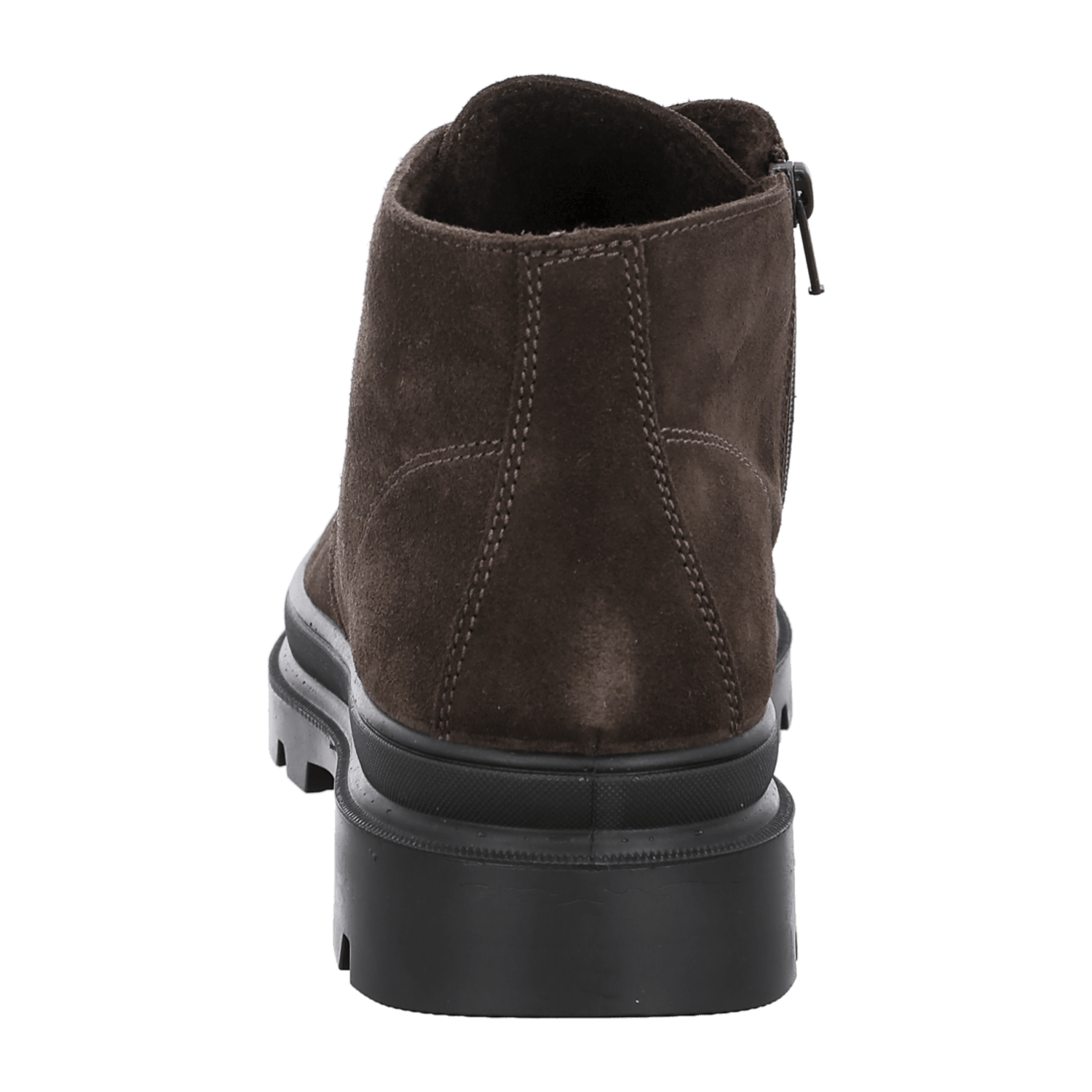 ARA Fredo Men's Brown Nubuck Leather Lace-Up Boots Classic Round Toe