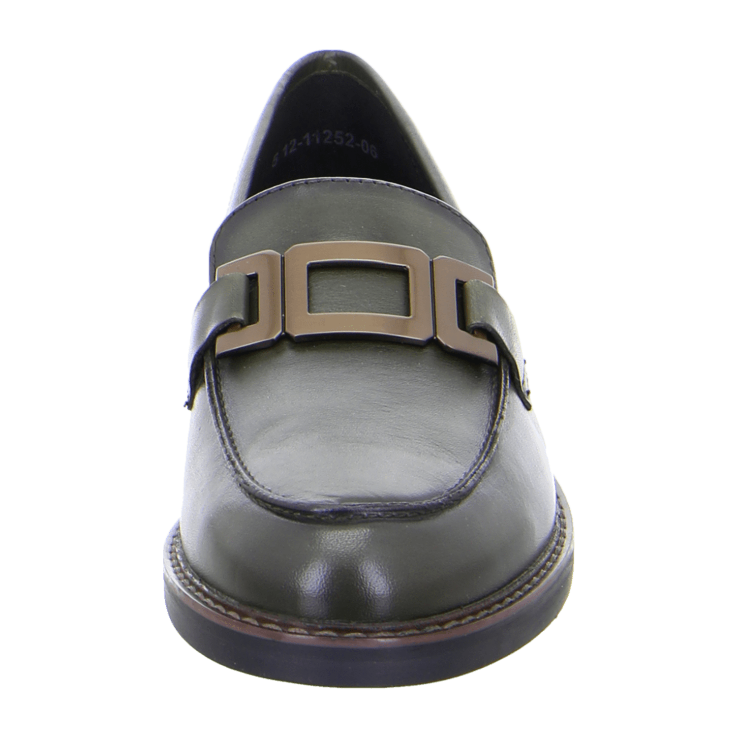 ARA Women's Kent Slipper in Smooth Leather Olive - Pull-On Loafers with Leather Lining - Bartel-Shop