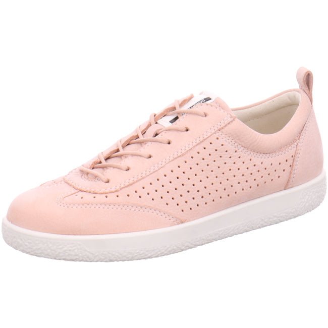 Ecco sporty lace-up shoes for women pink - Bartel-Shop