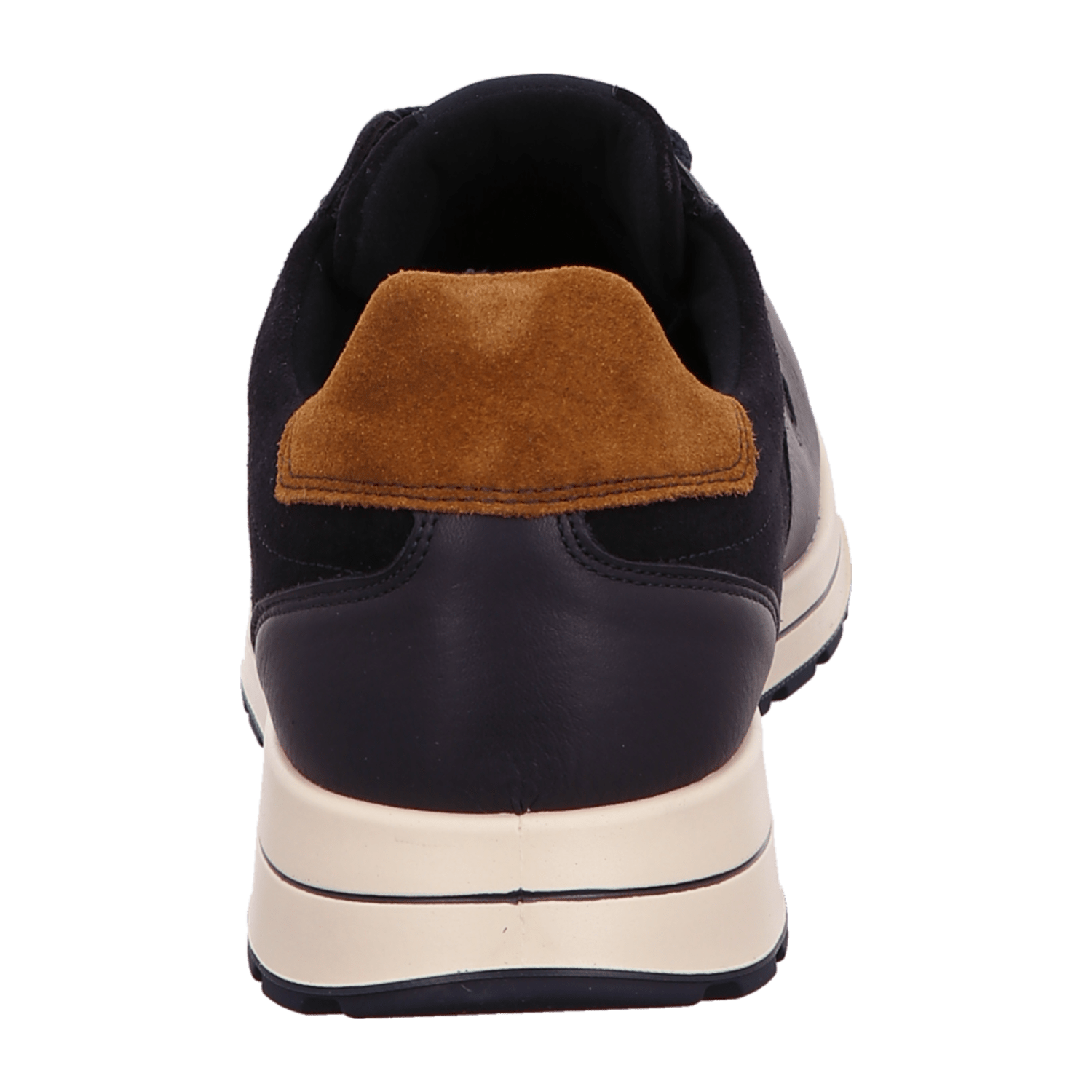 ARA Matteo 2.0 Men's Velour Leather Sneakers in Blue with Lace-Up Closure