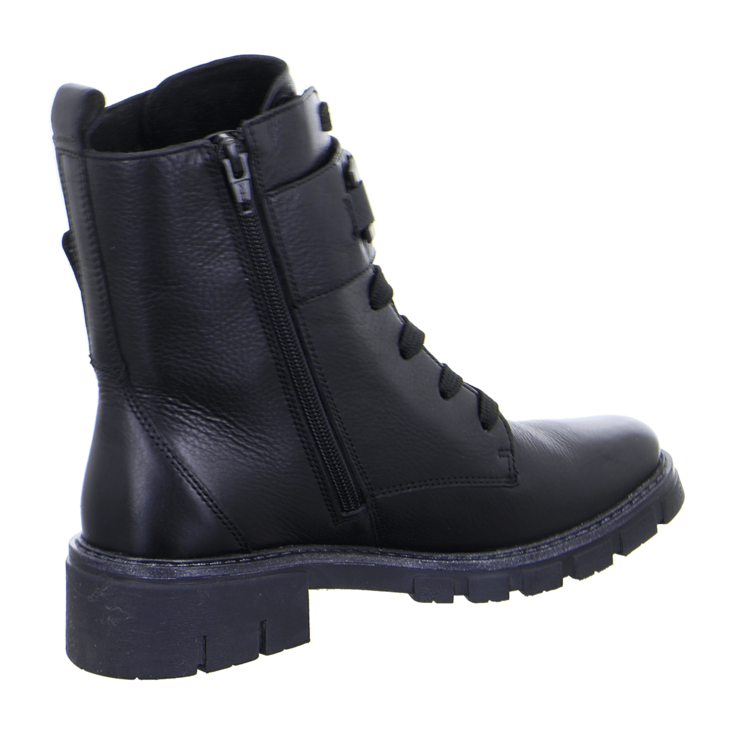 ARA DOVER Women's Leather Ankle Boots Classic with Zipper Black