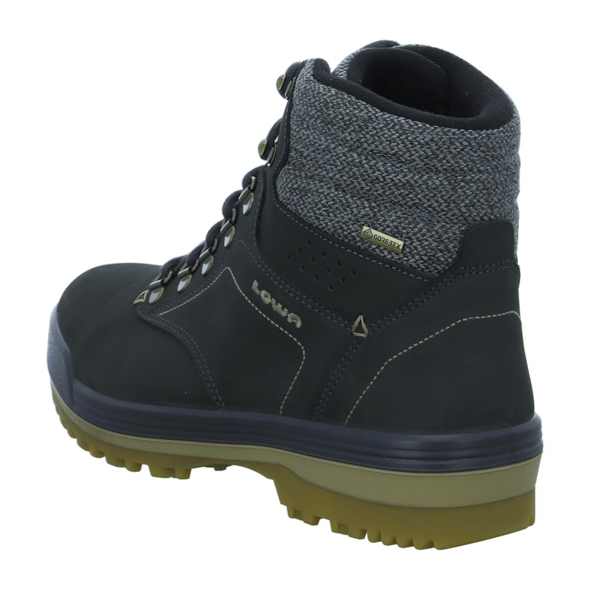LOWA Nera GTX Men's Mid Hiking Boots Anthracite Beige Nubuck
