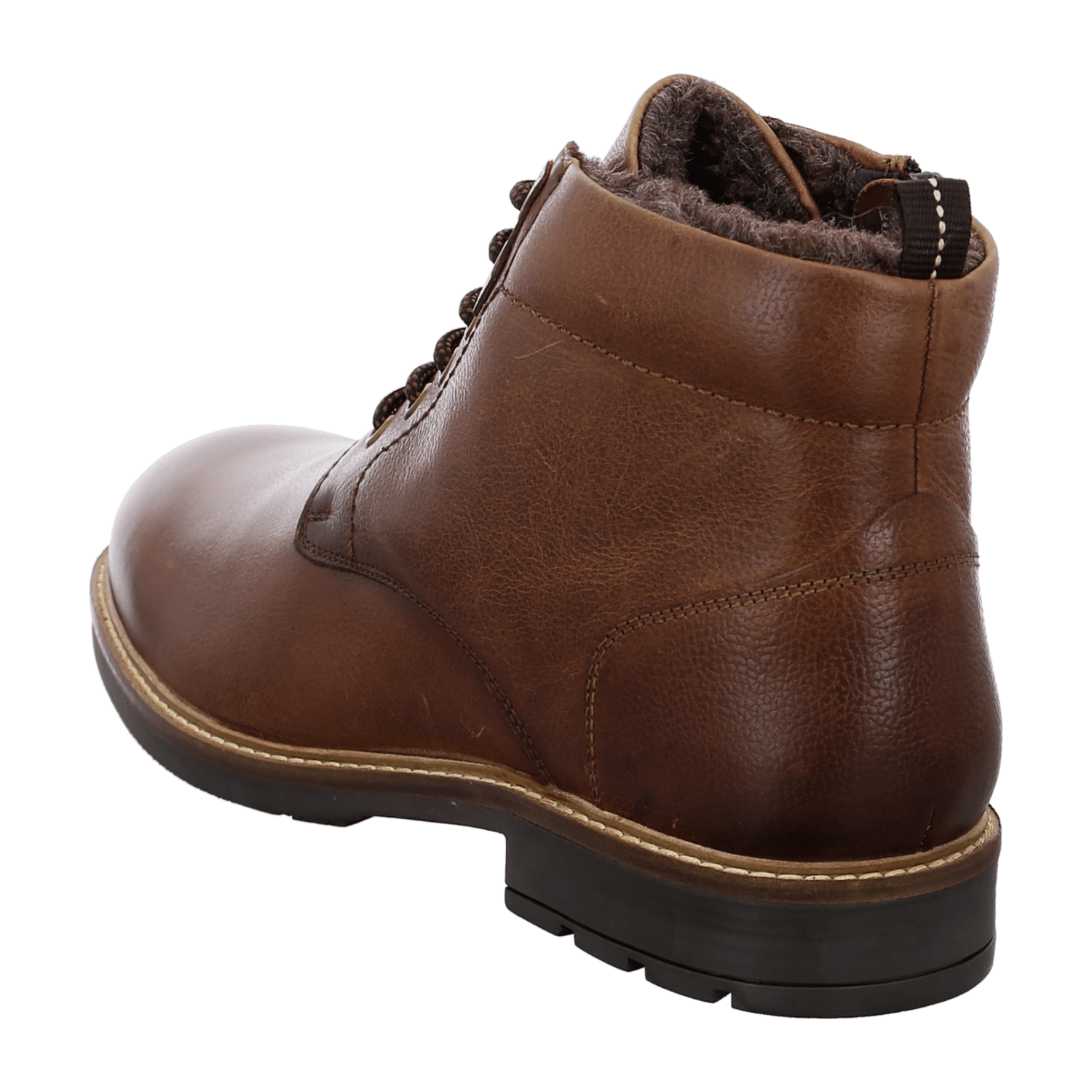 Ara Toledo Men's Classic Brown Smooth Leather Derby Shoes