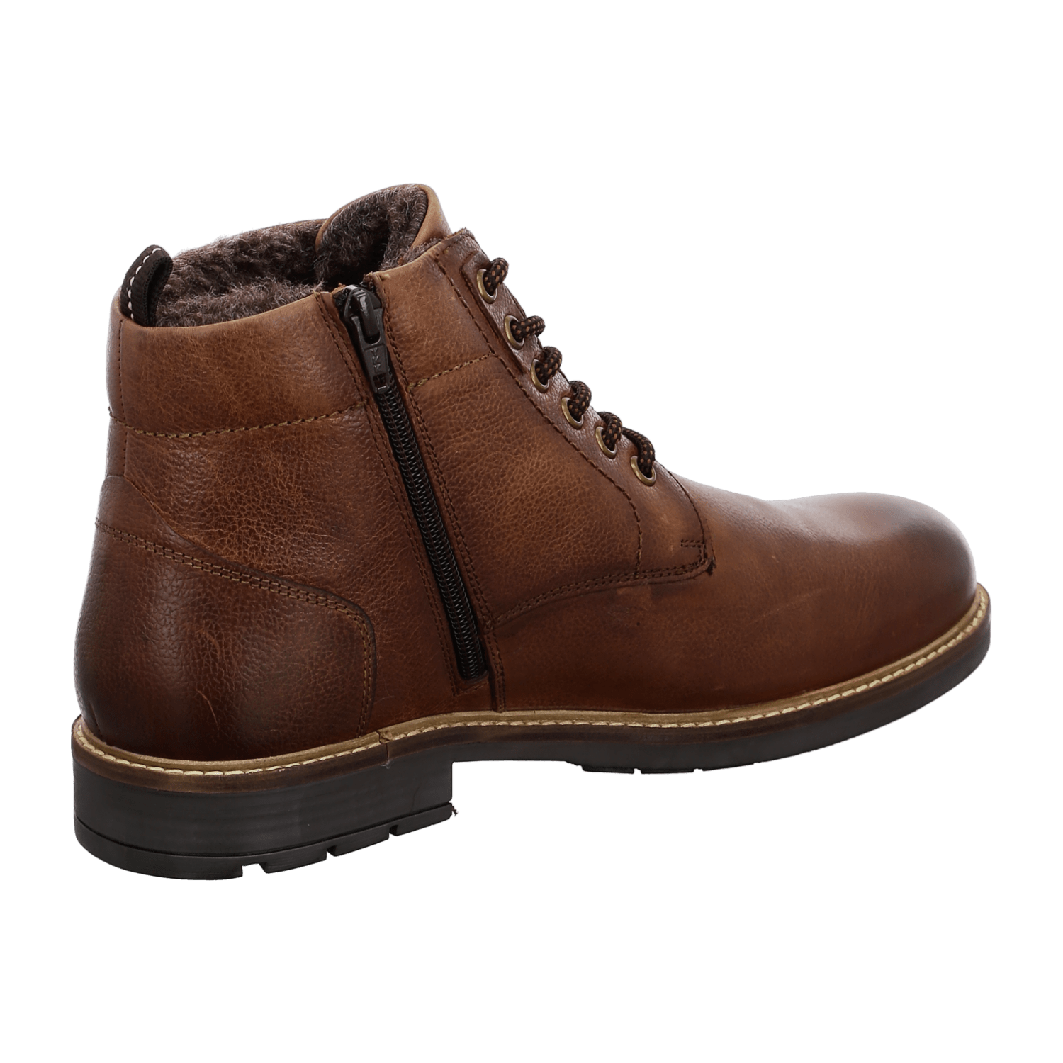 Ara Toledo Men's Classic Brown Smooth Leather Derby Shoes
