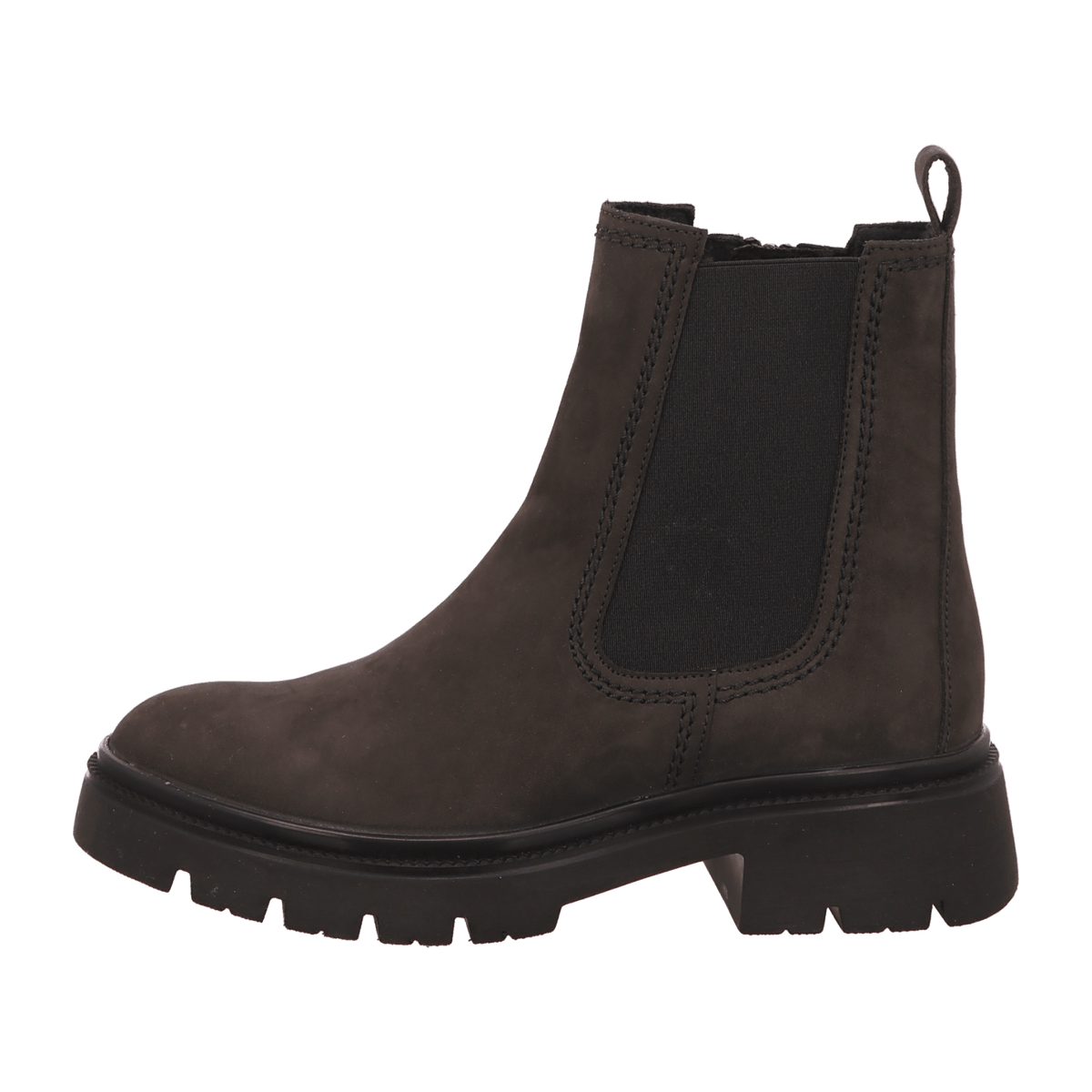 Gabor Women's Chelsea Boots - Pepper Black Suede Ankle Boots with Warm Lining