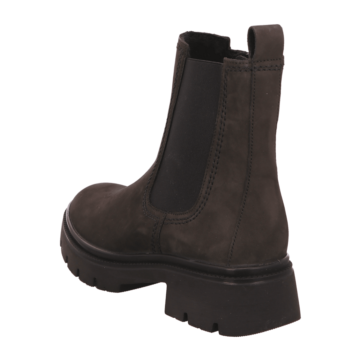 Gabor Women's Chelsea Boots - Pepper Black Suede Ankle Boots with Warm Lining