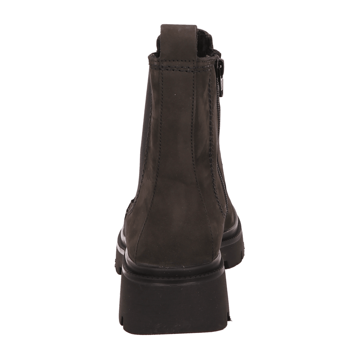 Gabor Women's Chelsea Boots - Pepper Black Suede Ankle Boots with Warm Lining