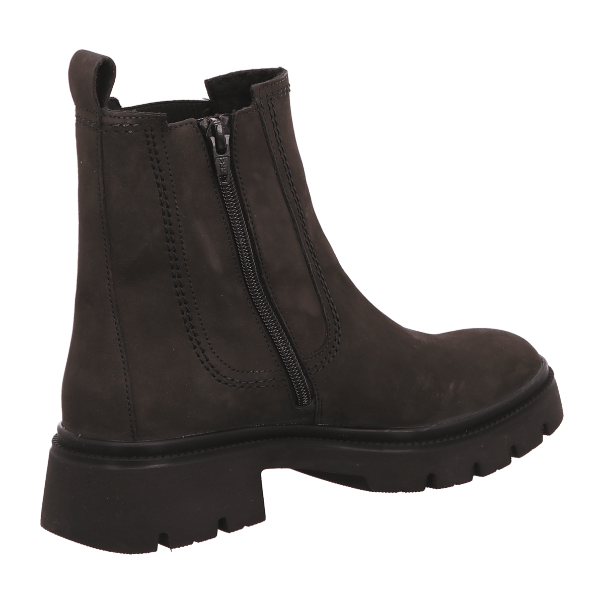 Gabor Women's Chelsea Boots - Pepper Black Suede Ankle Boots with Warm Lining