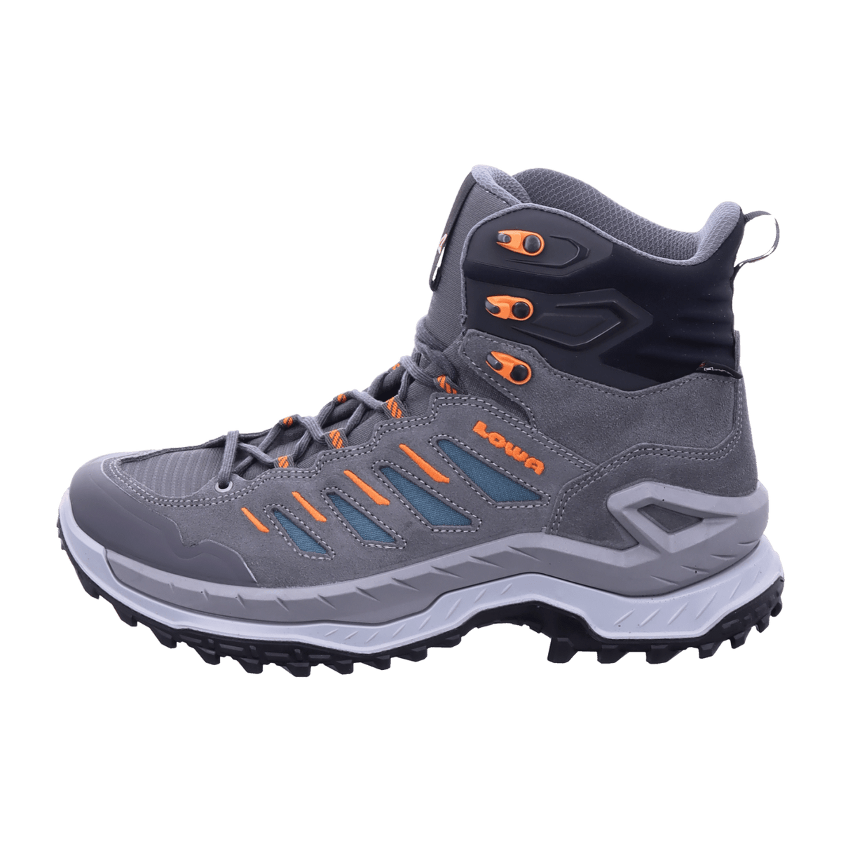 LOWA INNOVO GTX MID Men's Trekking Boots Grey Petrol Leather Waterproof