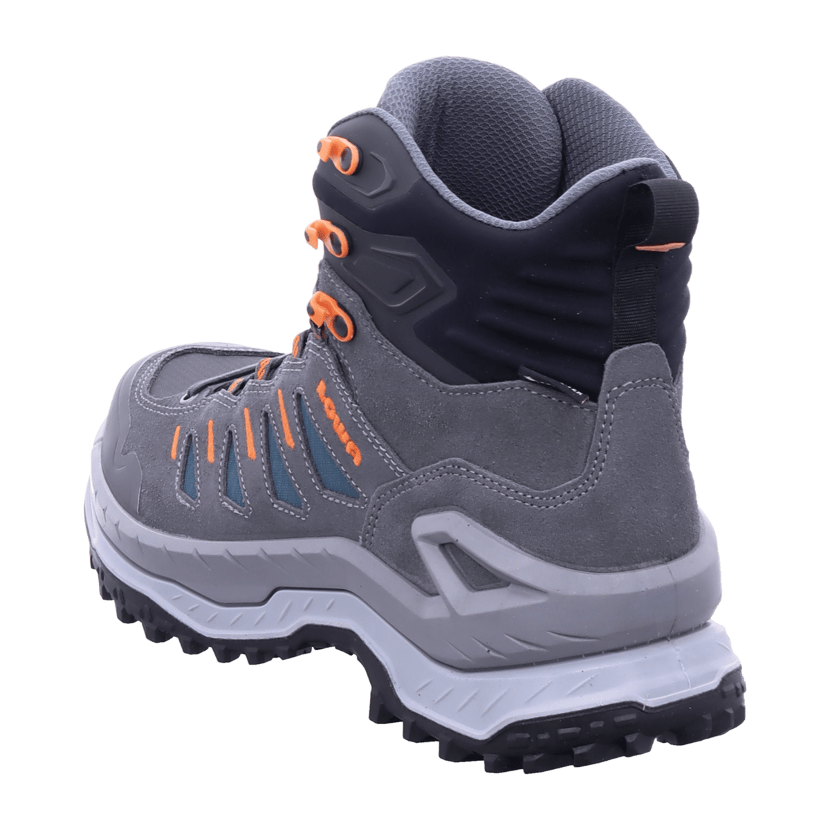LOWA INNOVO GTX MID Men's Trekking Boots Grey Petrol Leather Waterproof
