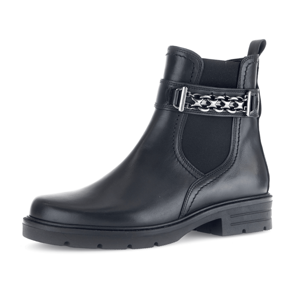 Gabor Women's Chelsea Boots - Warm Lined Ankle Boots Black