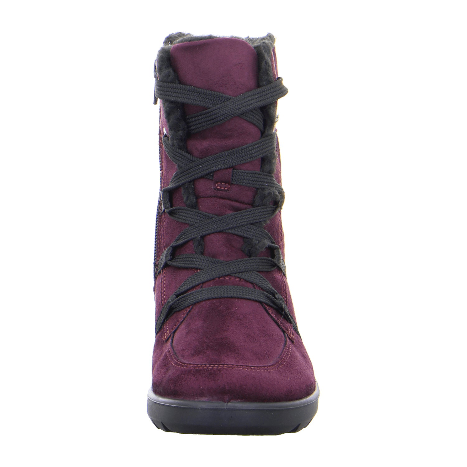 ARA Women's Toronto Boots Red with Zipper Classic Textile Boots with Round Toe - Bartel-Shop