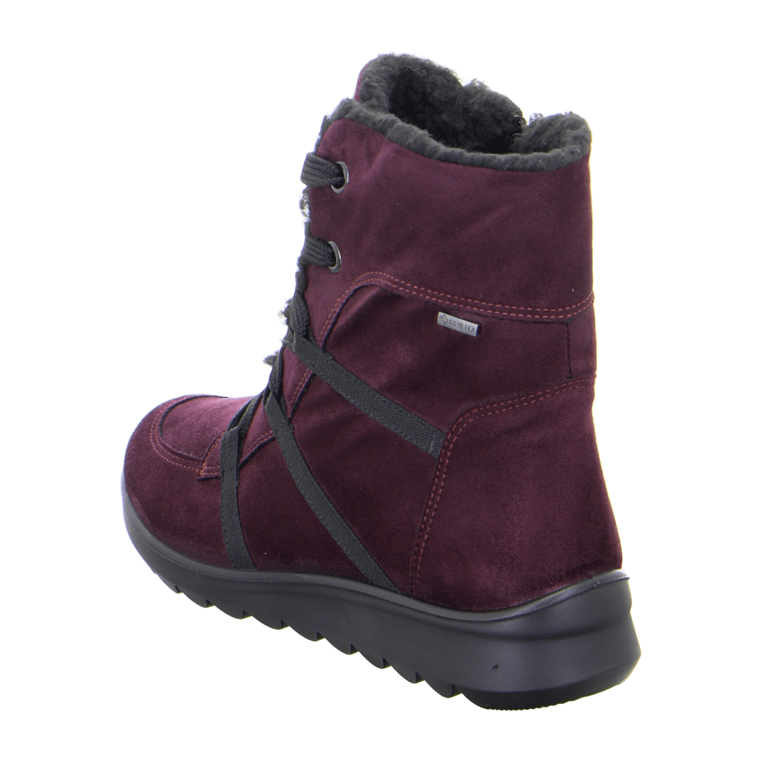 ARA Women's Toronto Boots Red with Zipper Classic Textile Boots with Round Toe - Bartel-Shop