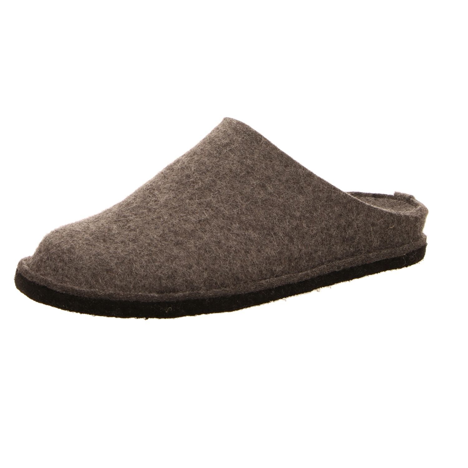 Haflinger Slippers Clogs Mules Wool Felt Scuffs Slip On House Grey Shoes - Bartel-Shop