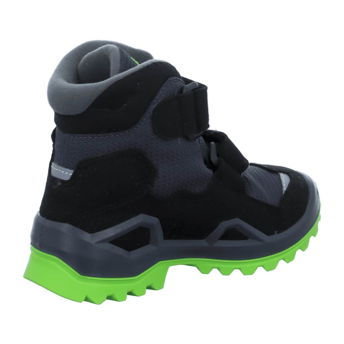LOWA Milo Evo GTX Mid Kids Boots - Waterproof Lime Grey Shoes