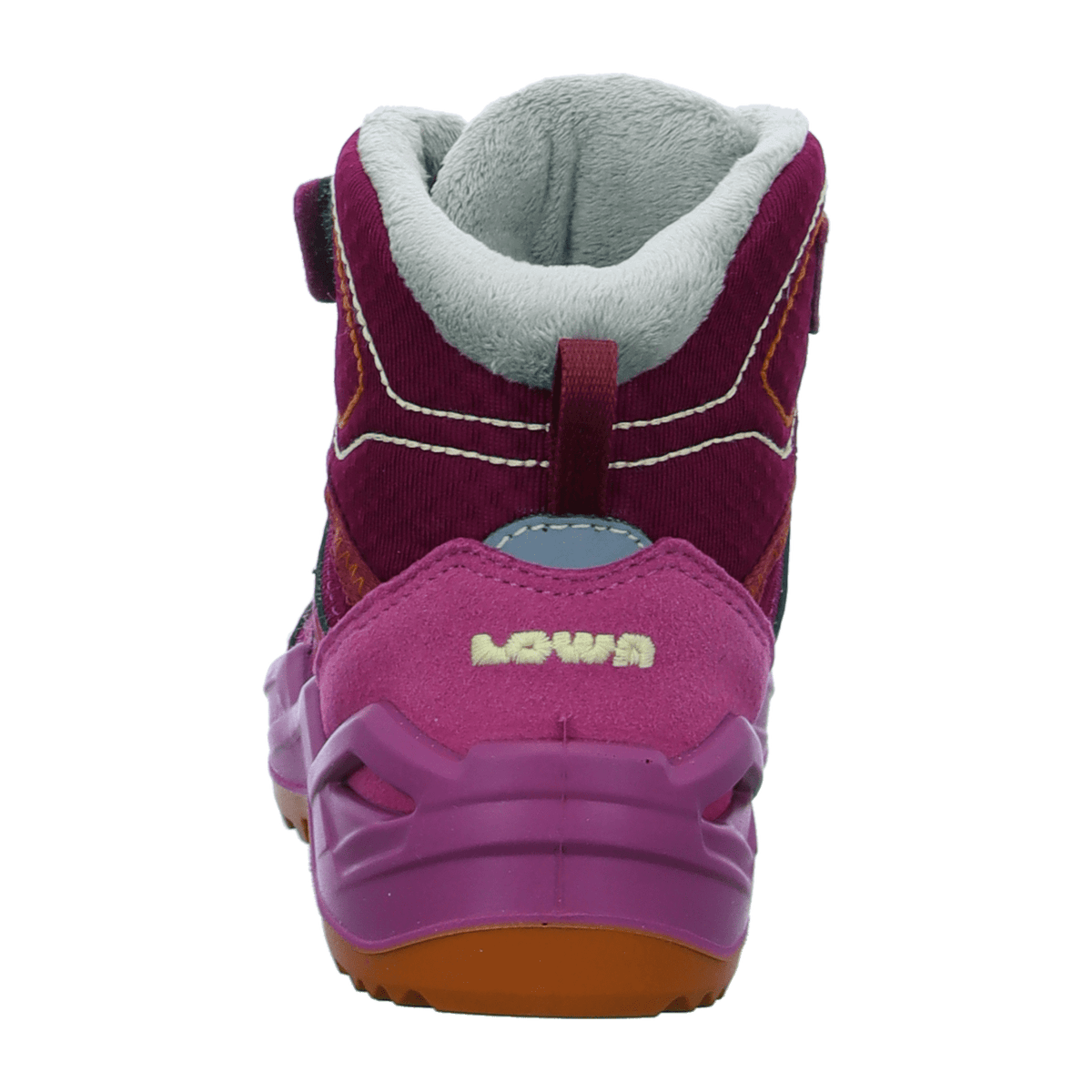 LOWA Maddox Warm GTX Mid JR Kids Winter Boots - Waterproof Beere Orange