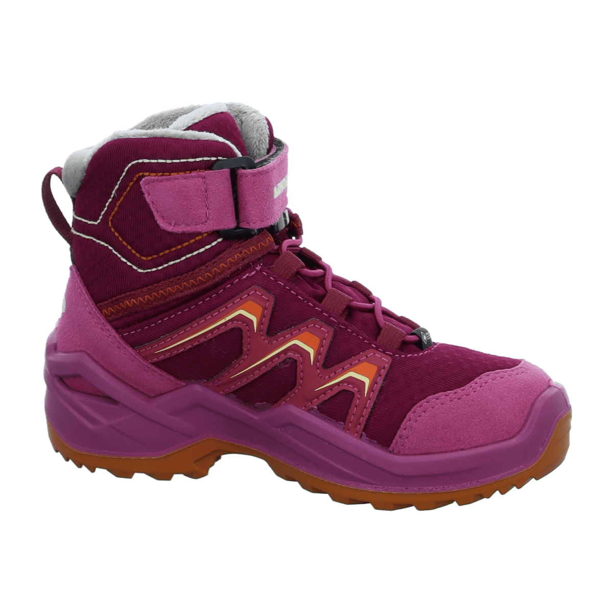 LOWA Maddox Warm GTX Mid JR Kids Winter Boots - Waterproof Beere Orange