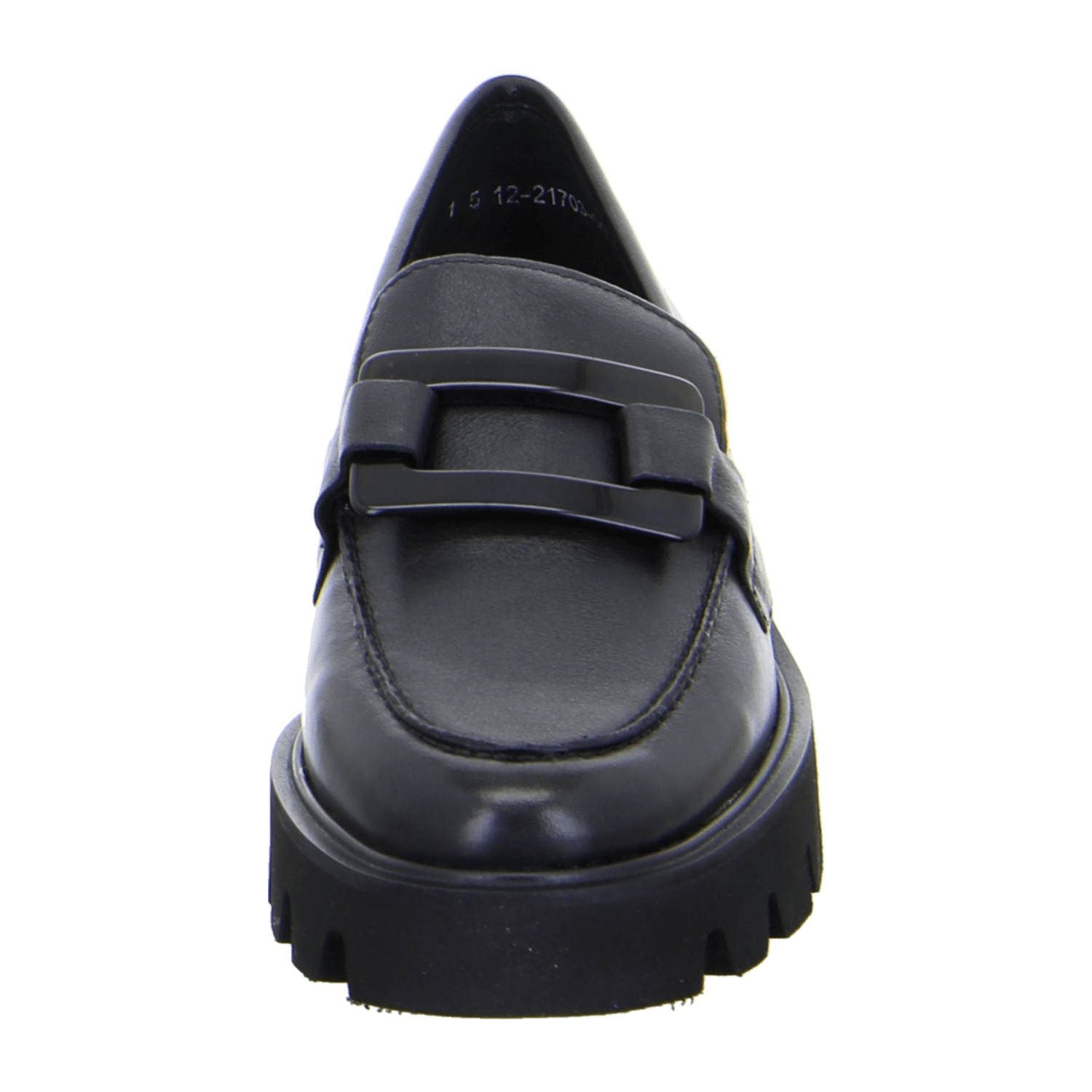 ARA Women's Leather Oxford Slipper in Black with Round Toe and Leather Lining - Bartel-Shop
