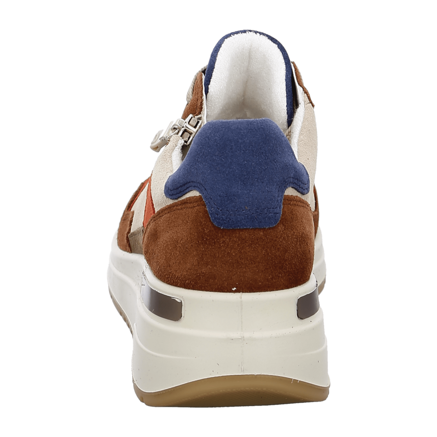 ARA GARDA Women's Sneakers in Multicolor Suede with Lace-Up Closure and Round Toe