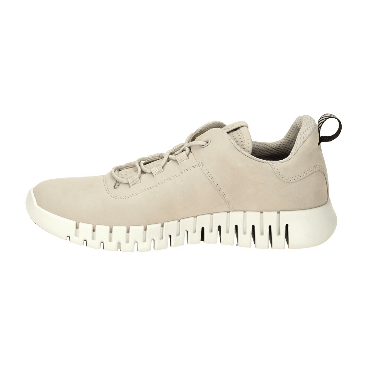 ECCO Gruuv Men's Sneaker - Lightweight Leather Shoes Gravel Nubuck