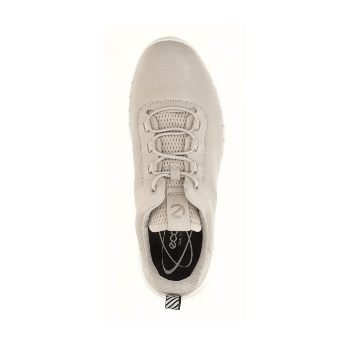 ECCO Gruuv Men's Sneaker - Lightweight Leather Shoes Gravel Nubuck