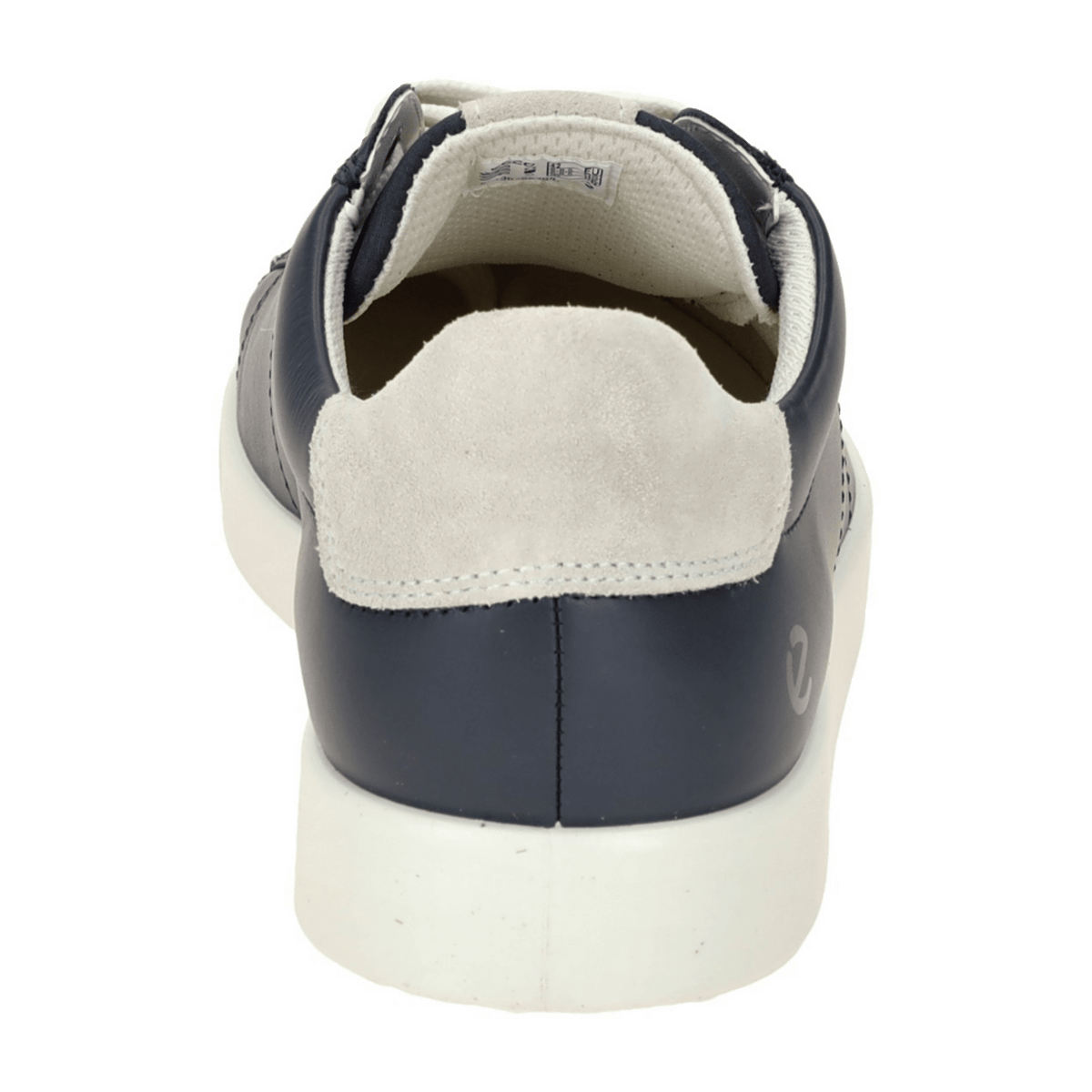 ECCO Street Lite Men's Sneakers - Lightweight Blue Leather Lace-Up Shoes