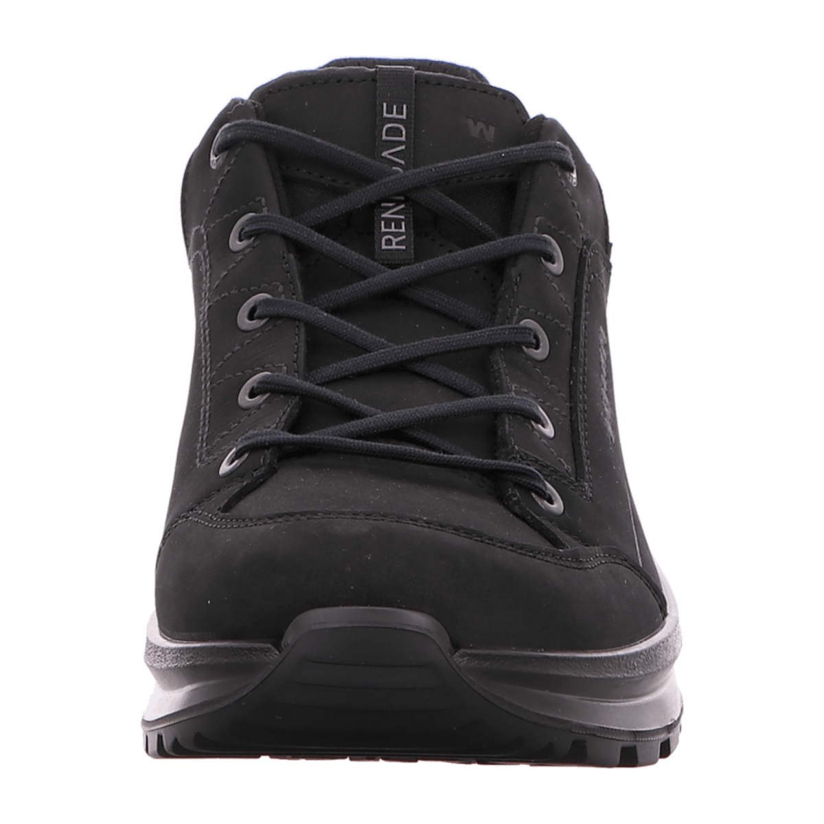 LOWA Renegade Evo GTX LO W Men's Low Hiking Shoes Black Nubuck Leather Waterproof