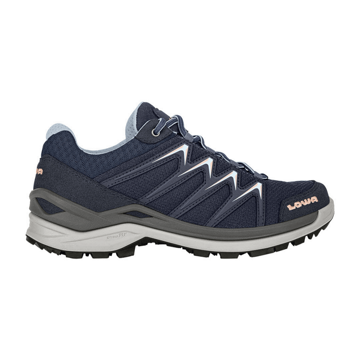 LOWA Innox Pro GTX Lo Ws Women's Trekking Shoes Navy Salmon Waterproof