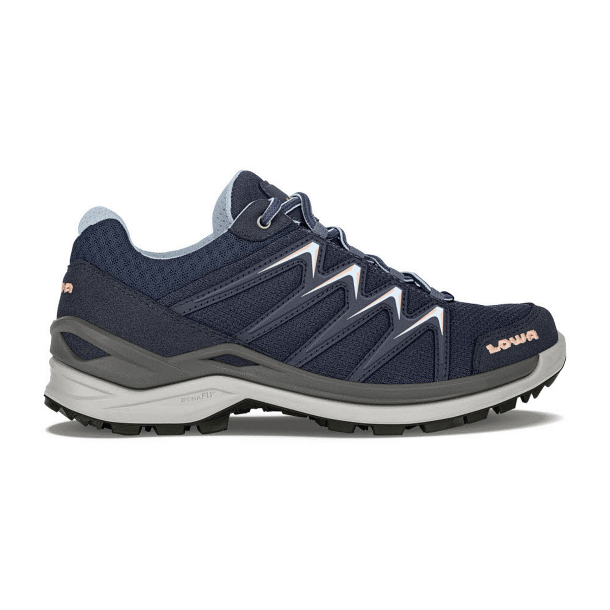LOWA Innox Pro GTX Lo Ws Women's Trekking Shoes Navy Salmon Waterproof