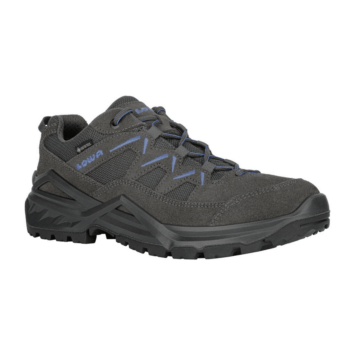 LOWA SIRKOS EVO GTX LO Men's Trekking Shoes Graphite Blue Waterproof