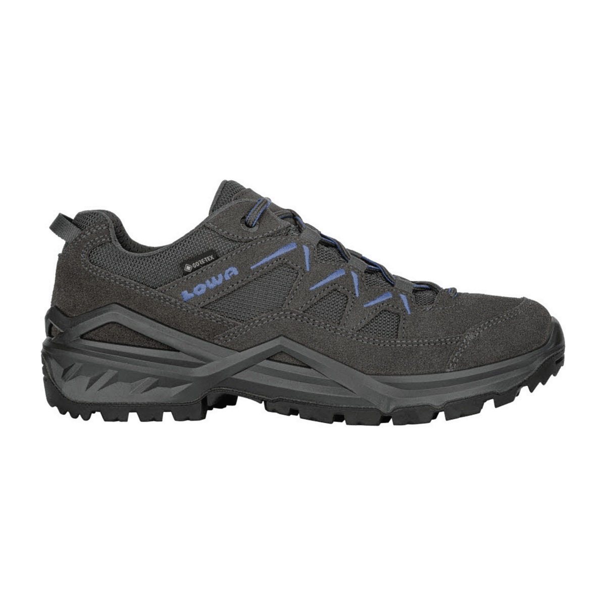 LOWA SIRKOS EVO GTX LO Men's Trekking Shoes Graphite Blue Waterproof