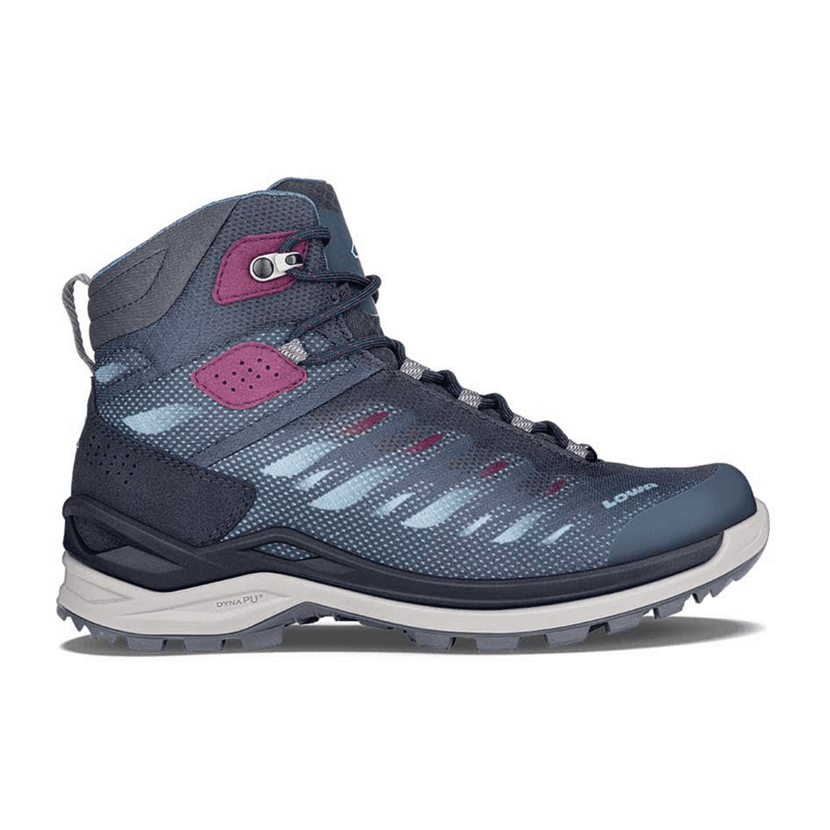 LOWA Ferrox GTX Mid Ws Women's Waterproof Hiking Shoes Navy Ice Blue