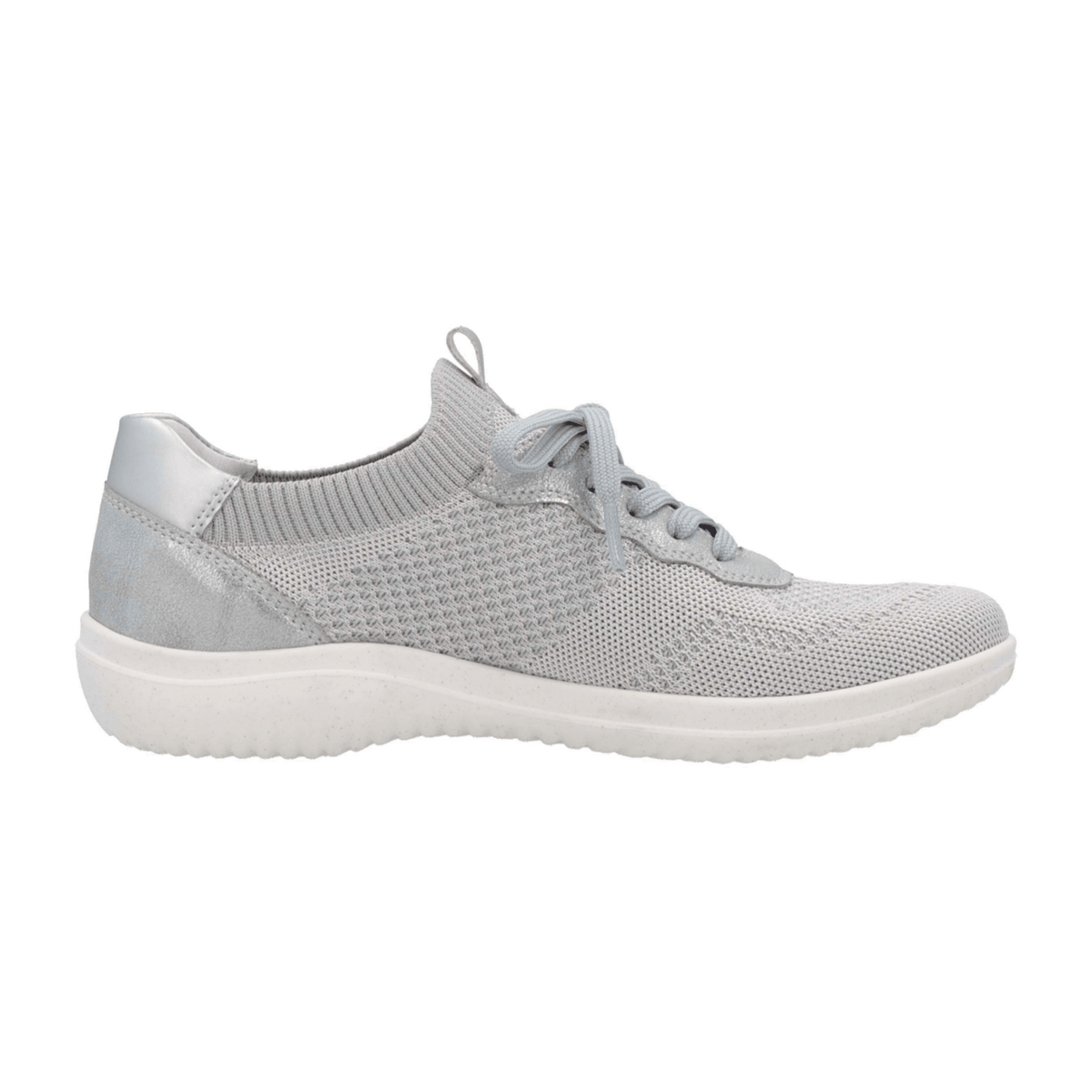 Remonte Women's Loafers Grey Textile - Lite n Soft Comfort Shoes