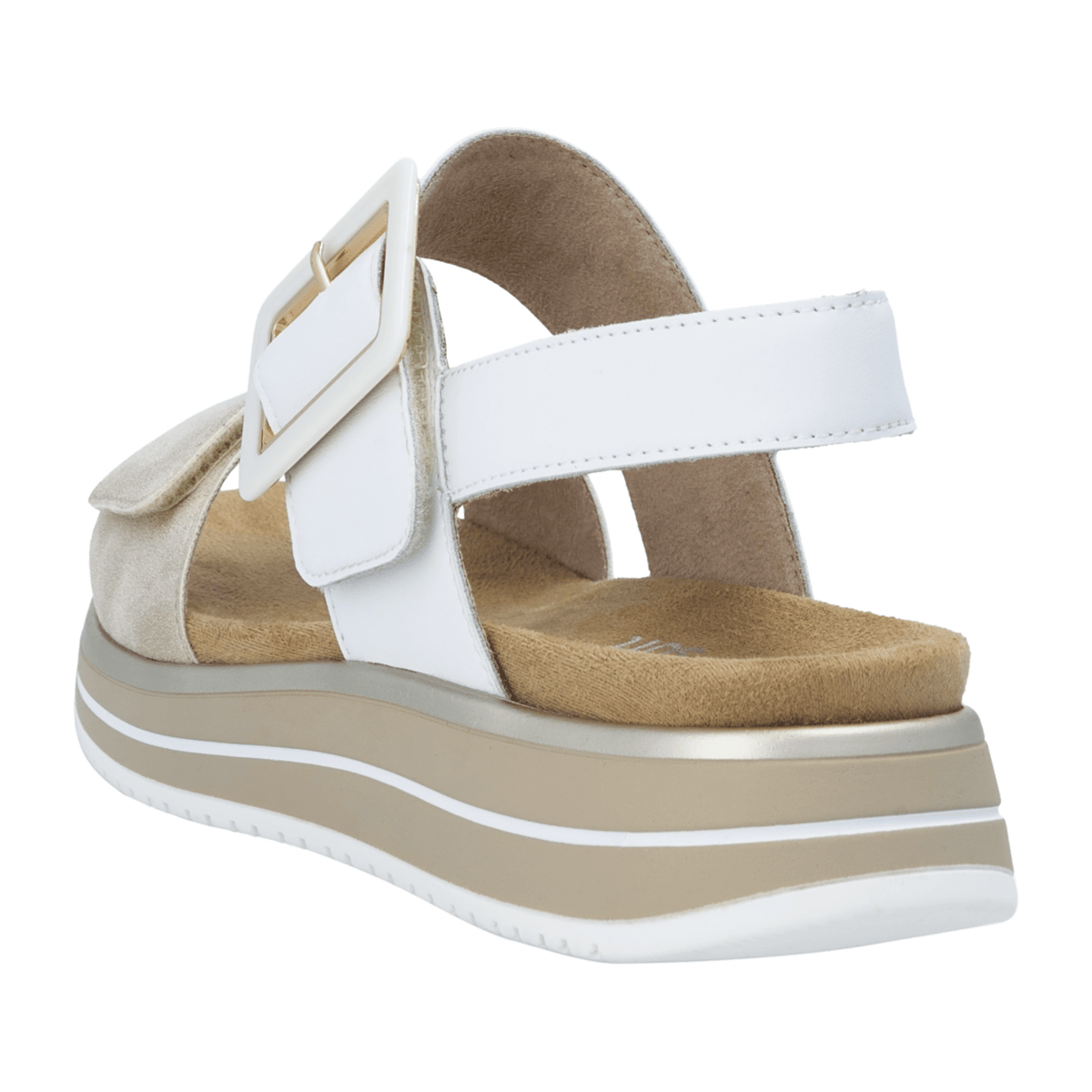 Remonte Leniella Elle Women's Comfort Sandals White Leather