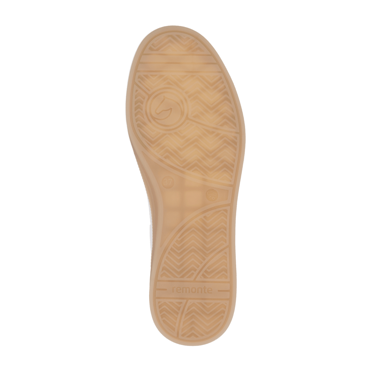 Remonte Women's Blue Leather Sneakers - Comfort Shoes with Removable Insole