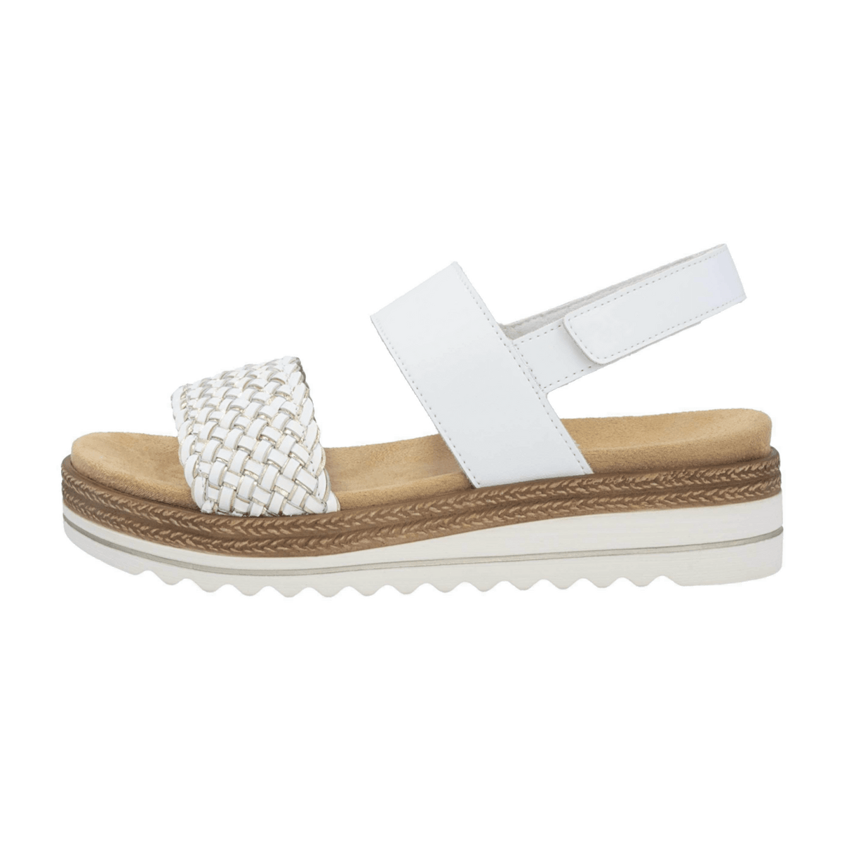 Remonte Women's White Sandals