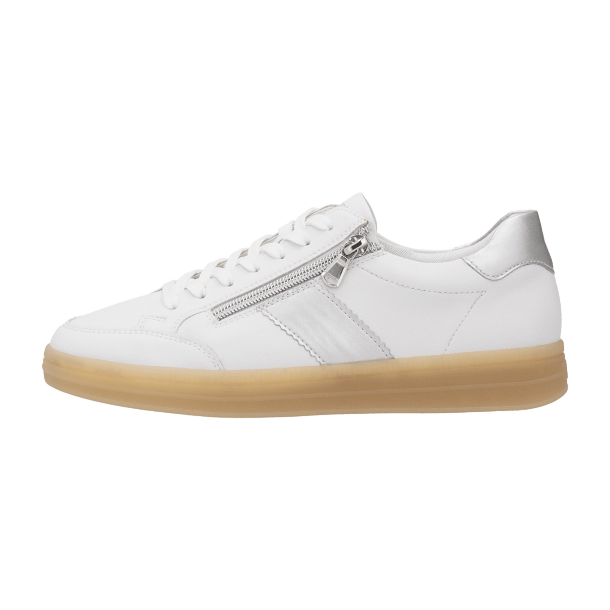 Remonte Women's Low-Top Sneakers White Casual Shoes