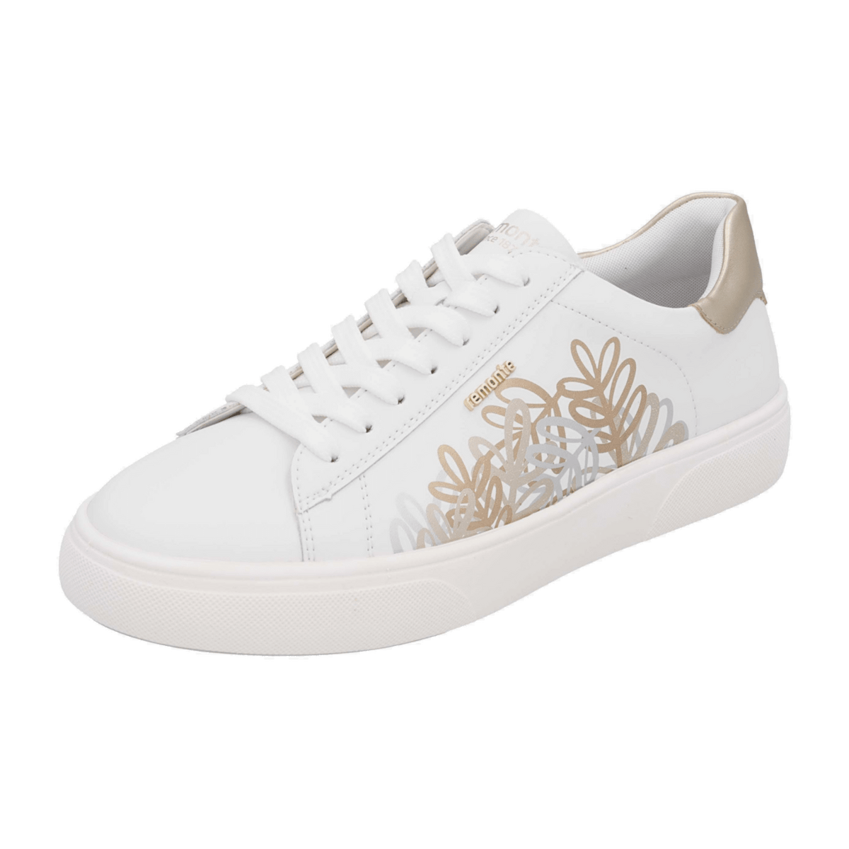 Remonte Women's Low-Top Sneakers White - Comfort Shoes