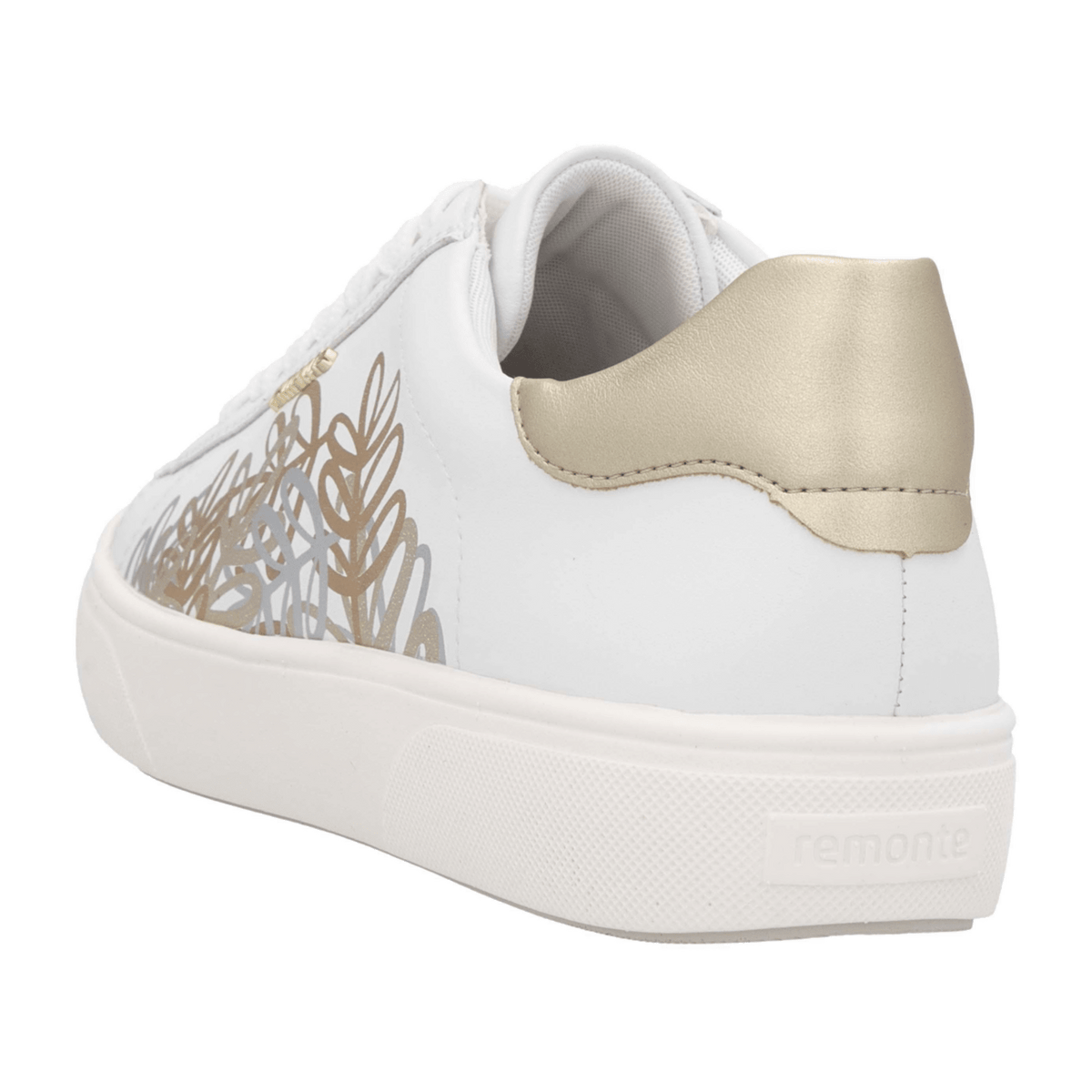 Remonte Women's Low-Top Sneakers White - Comfort Shoes