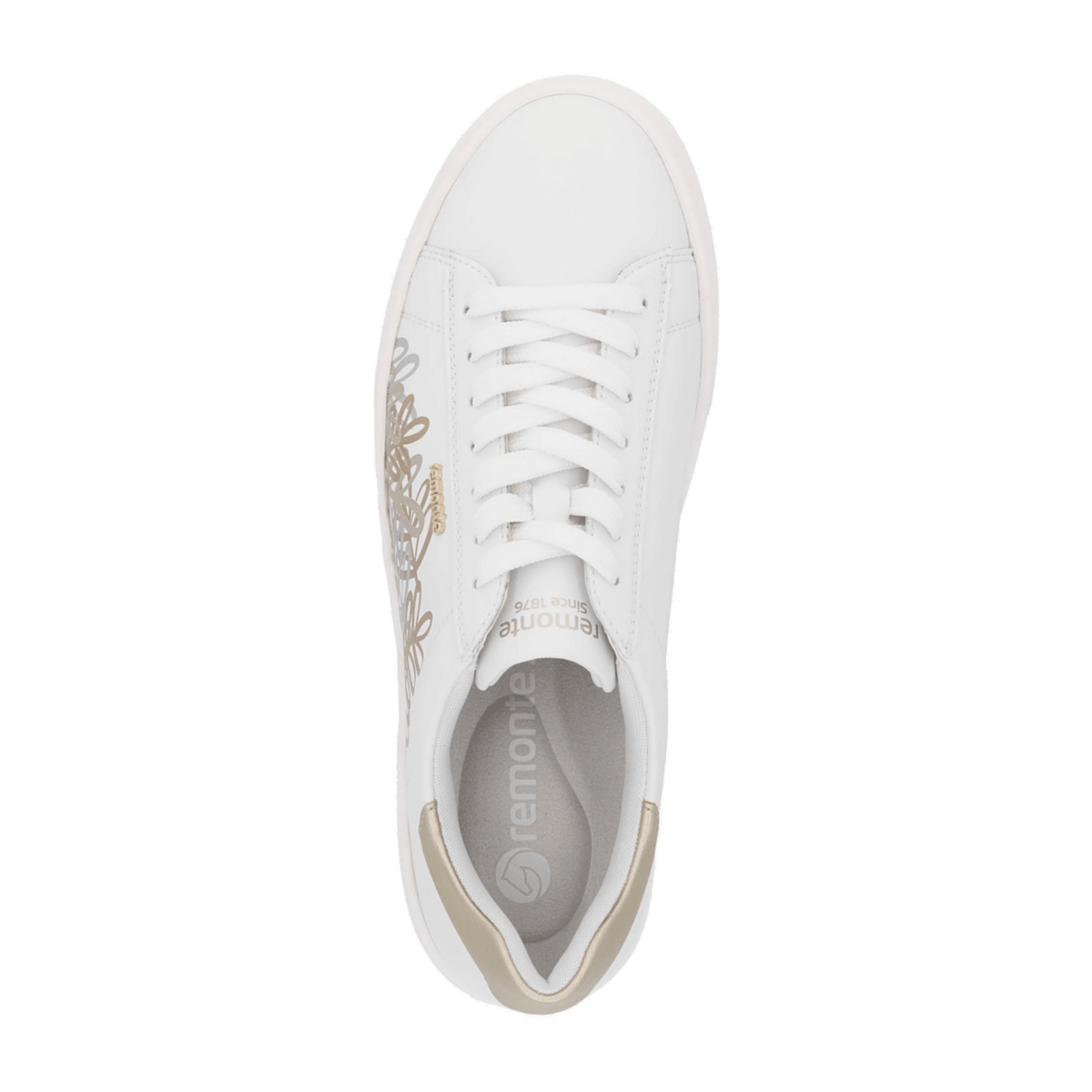 Remonte Women's Low-Top Sneakers White - Comfort Shoes
