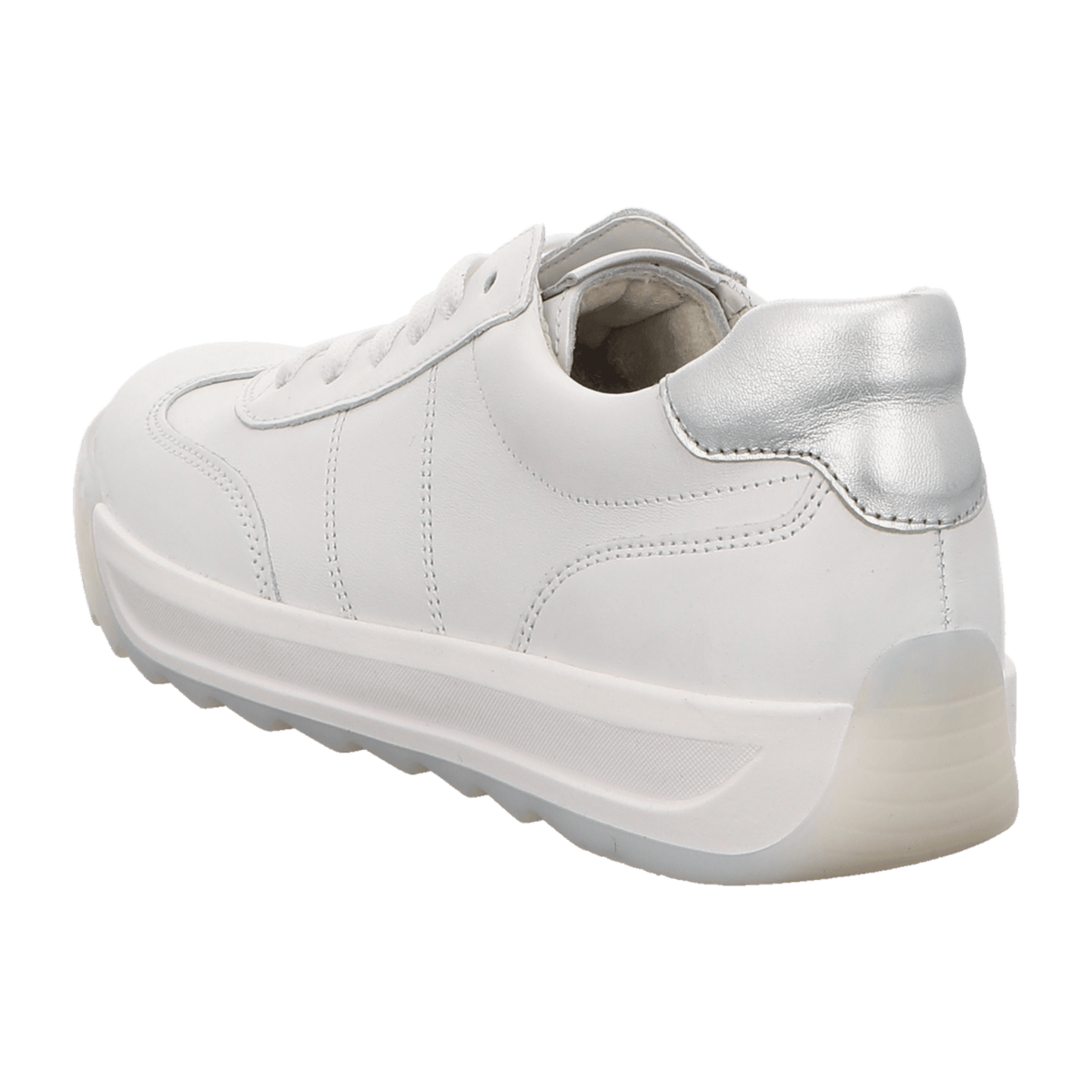 Gabor Women's Low-Top Sneakers White Silver