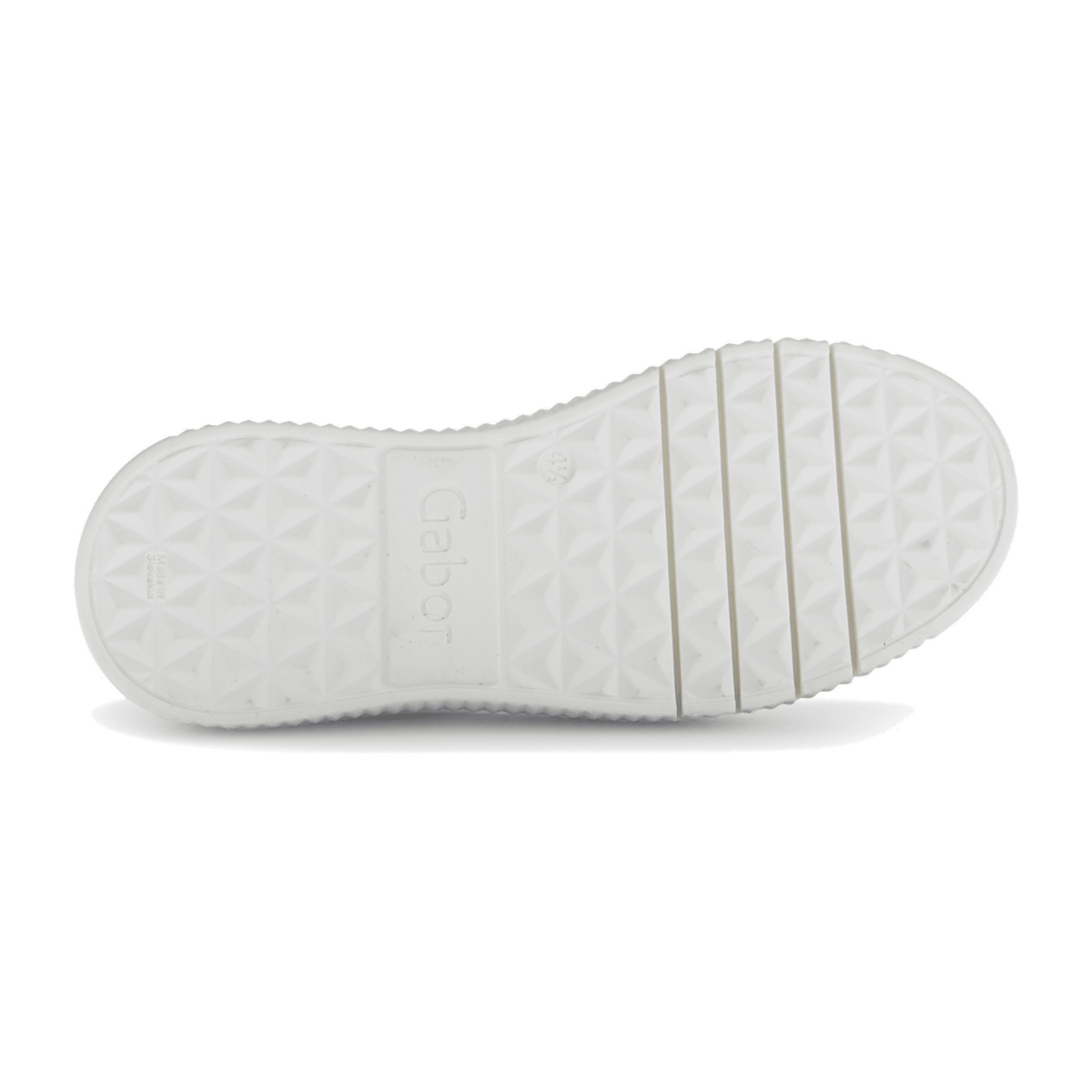 Gabor Women's Low-Top Sneakers - Latte Leather Comfort Shoes with Removable Footbed